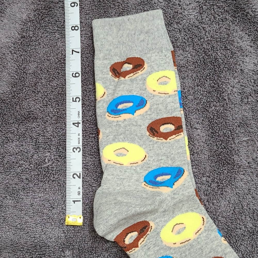 Coffee and donuts! Lot of 2 pairs of men's socks - Picture 15 of 16